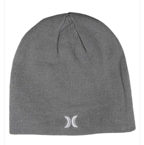 Hurley Icon Staples Beanie, Grey - Picture 2 of 6